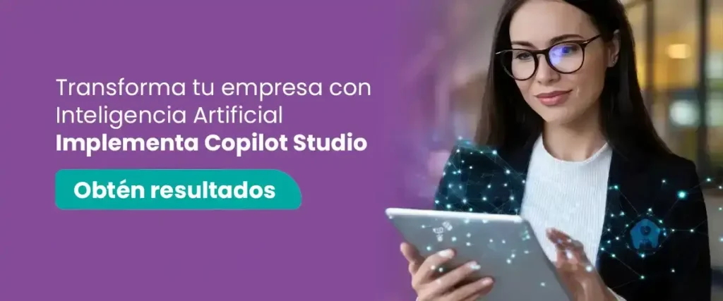 Call to Action para asesoría para el uso de Copilot Studio 