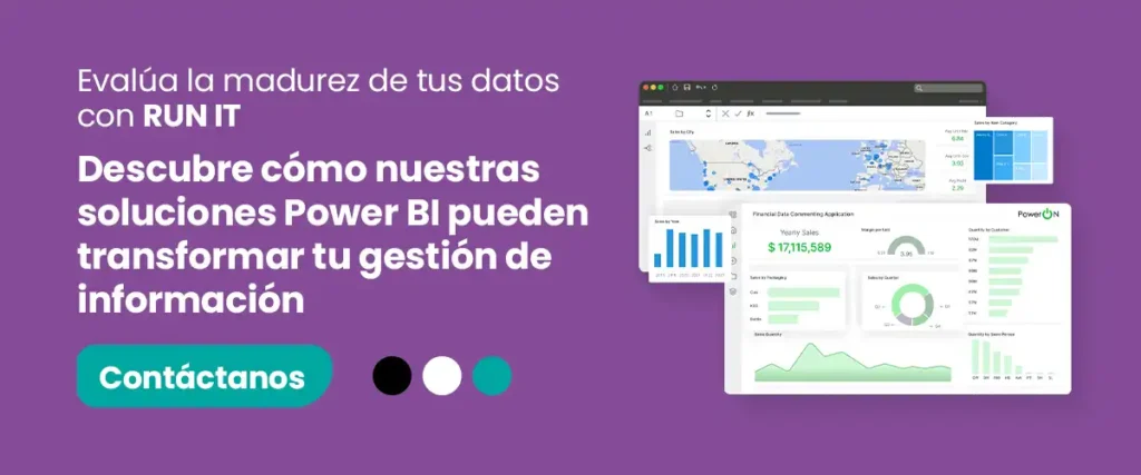 Call to action para encontrar soluciones con Power Bi. Contacto.